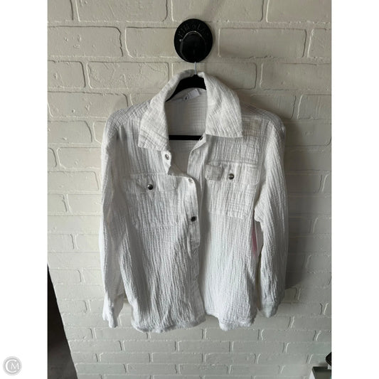 Top Long Sleeve By Bb Dakota In White, Size: M