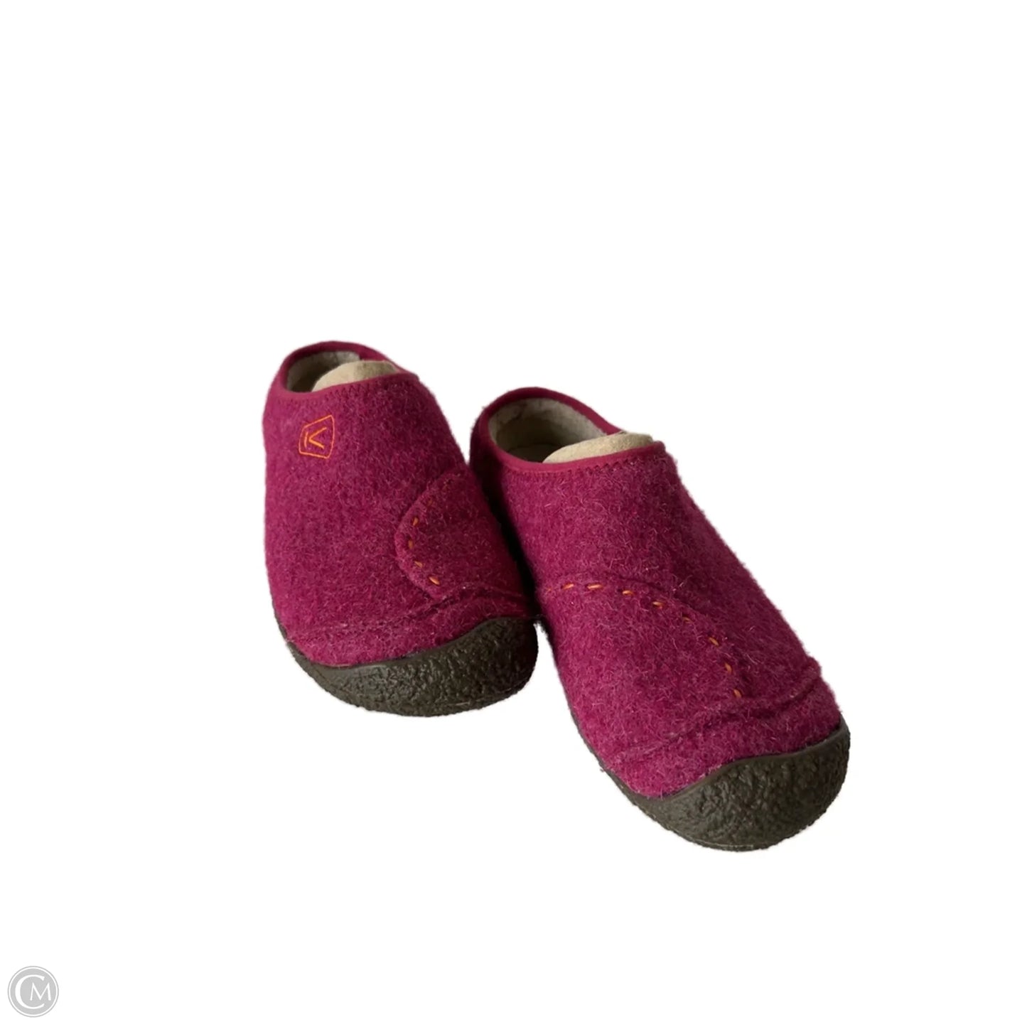 Shoes Flats By Keen In Brown & Purple, Size: 7