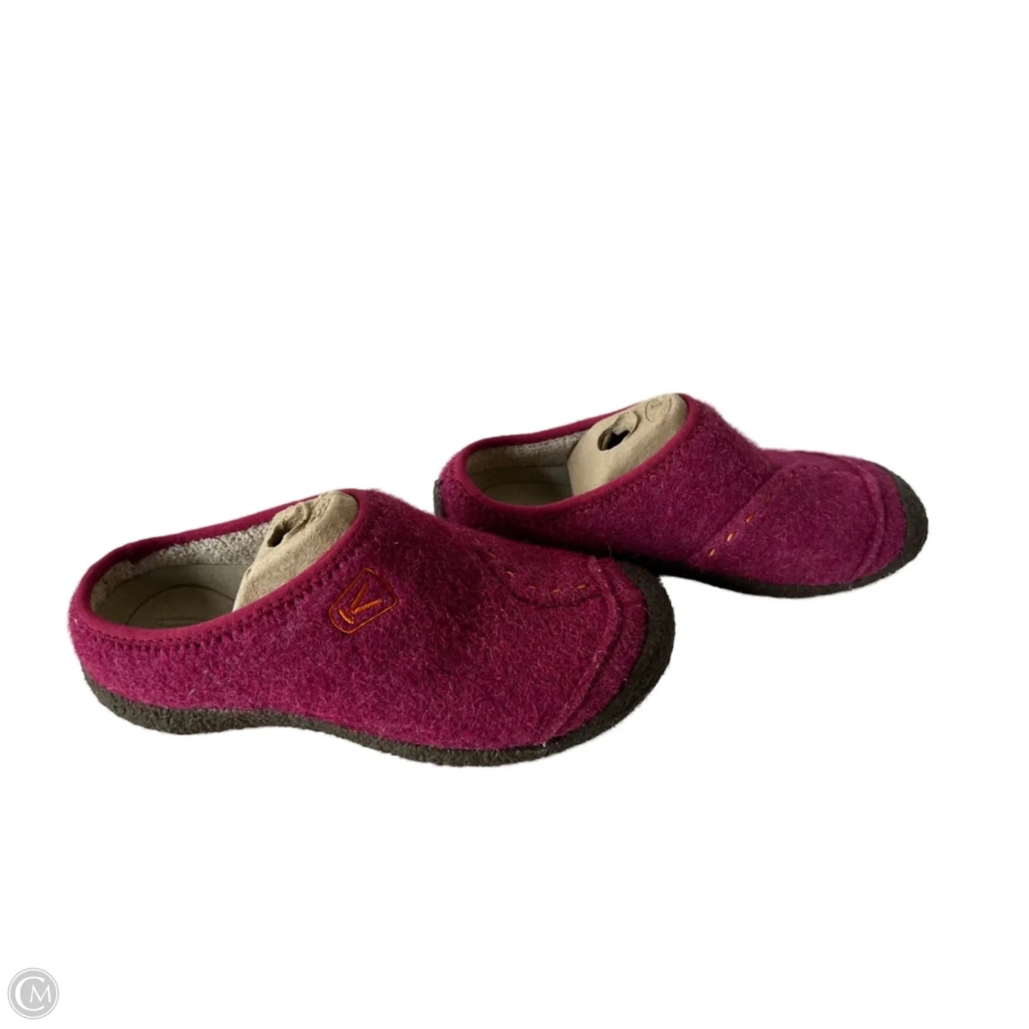 Shoes Flats By Keen In Brown & Purple, Size: 7