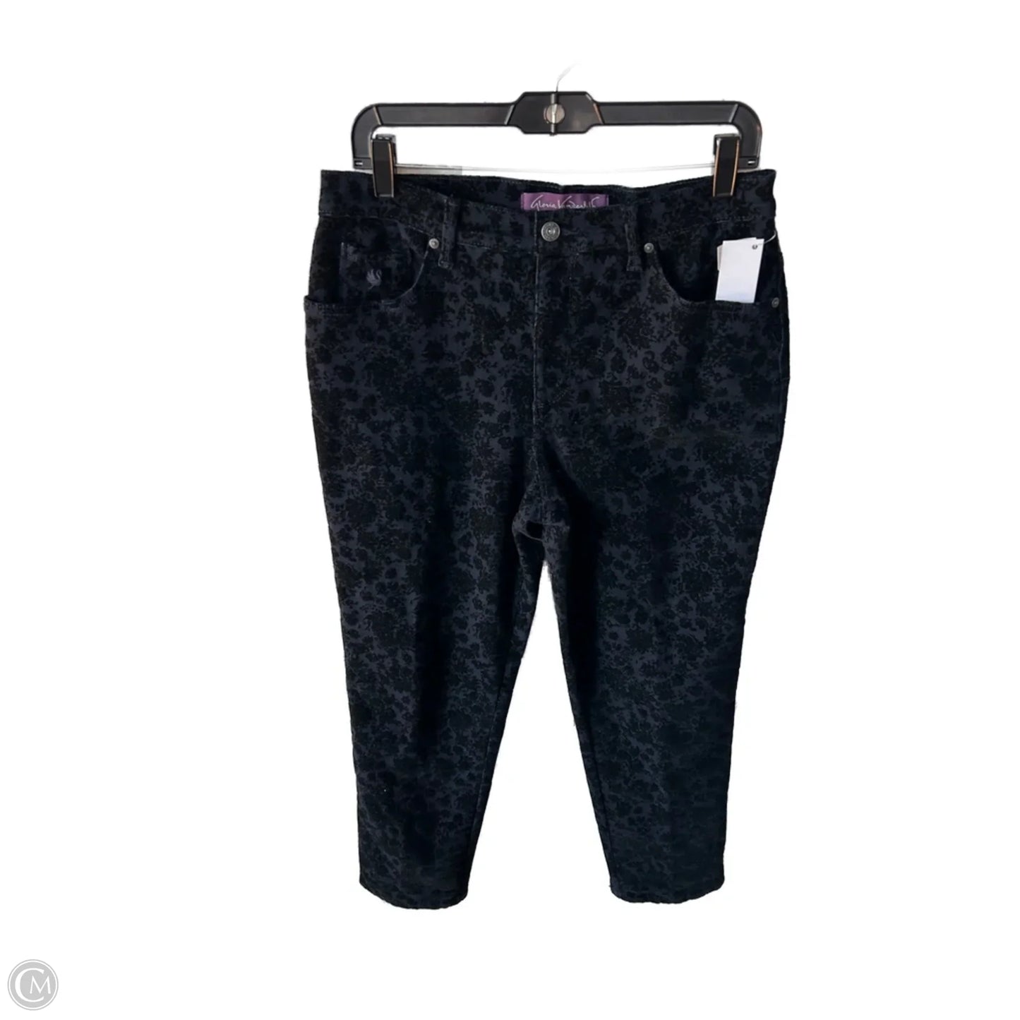 Pants Other By Gloria Vanderbilt In Black & Blue, Size: 12