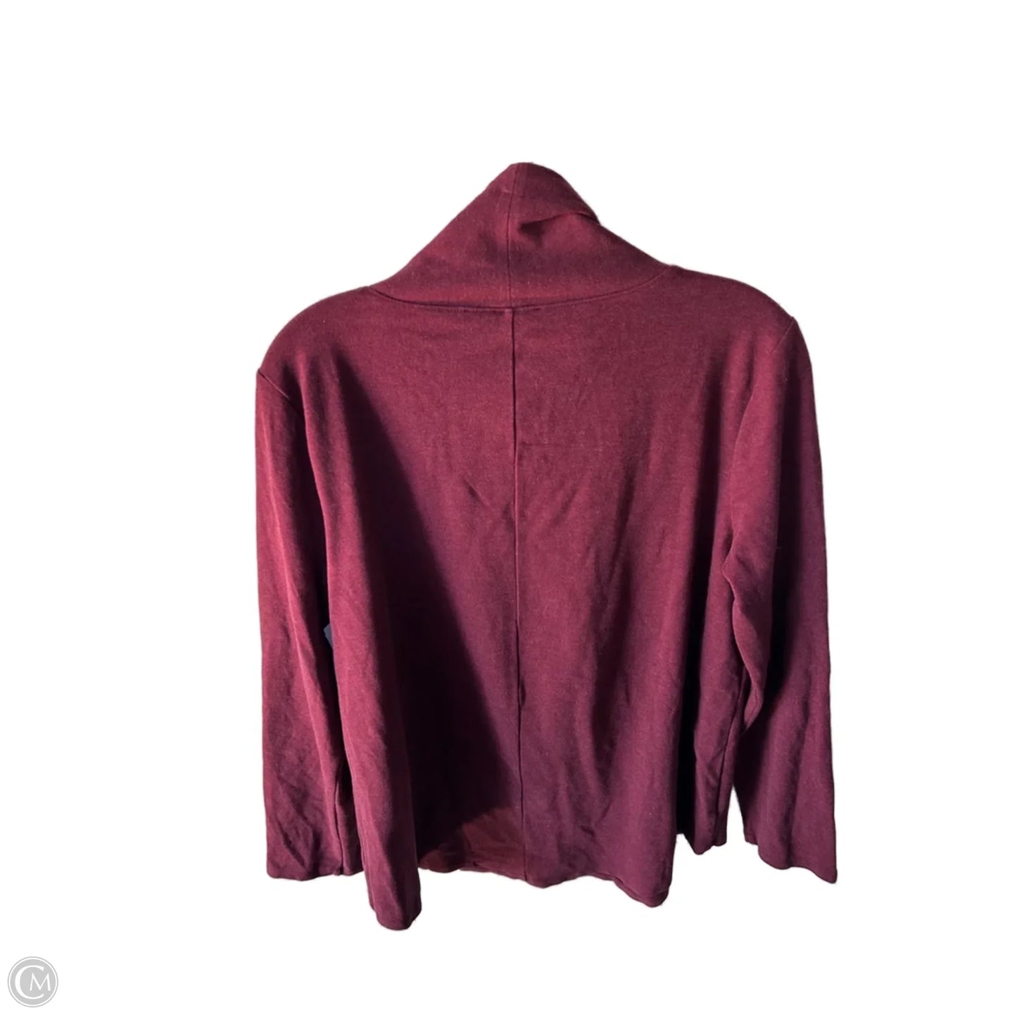 Sweatshirt Collar By Ann Taylor In Red, Size: L