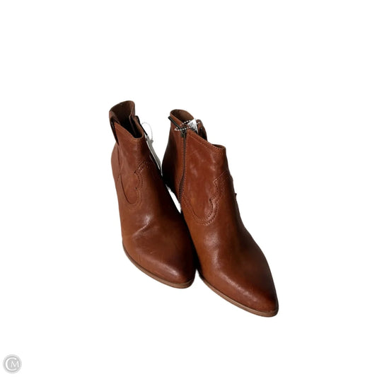 Boots Designer By Frye In Brown, Size: 7.5