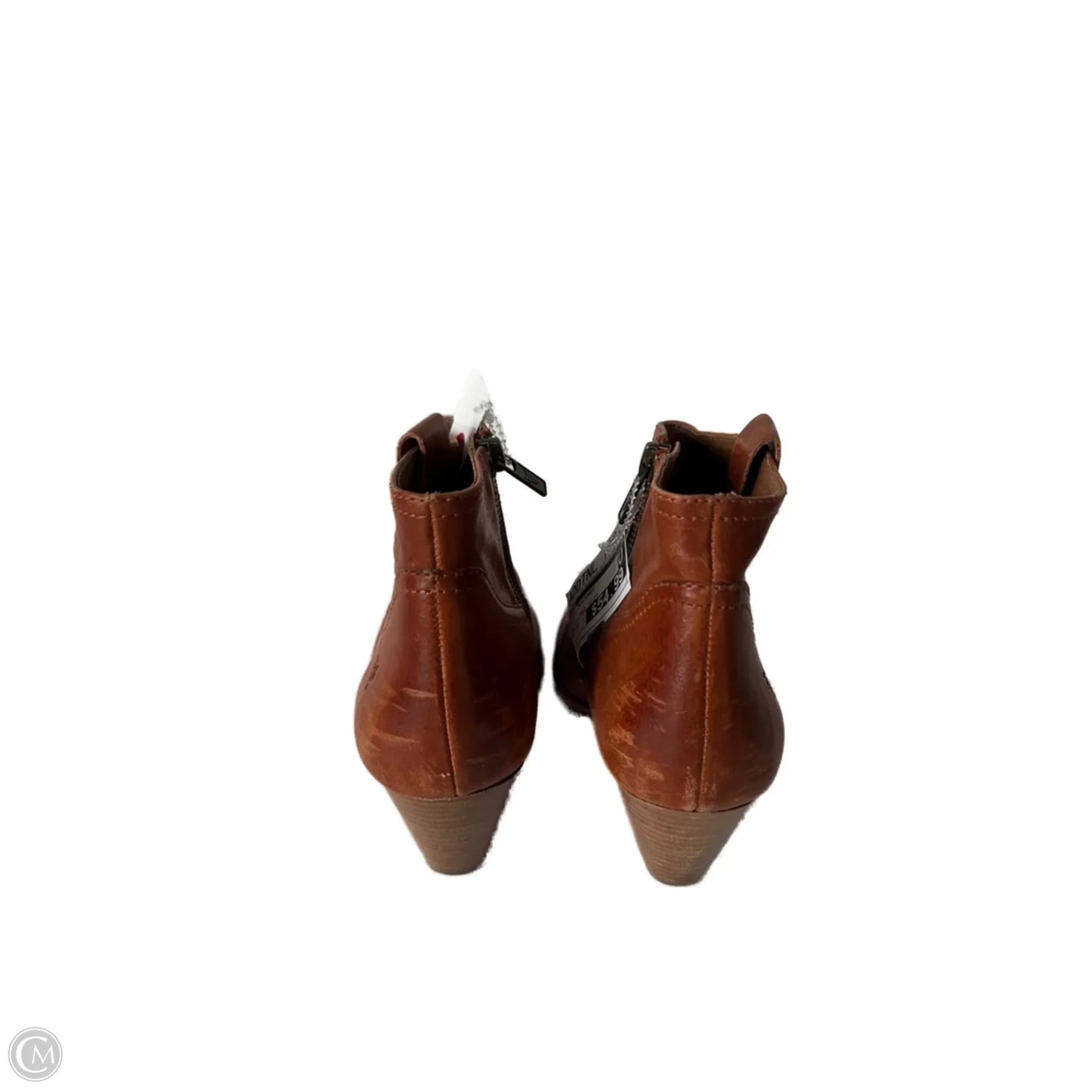 Boots Designer By Frye In Brown, Size: 7.5