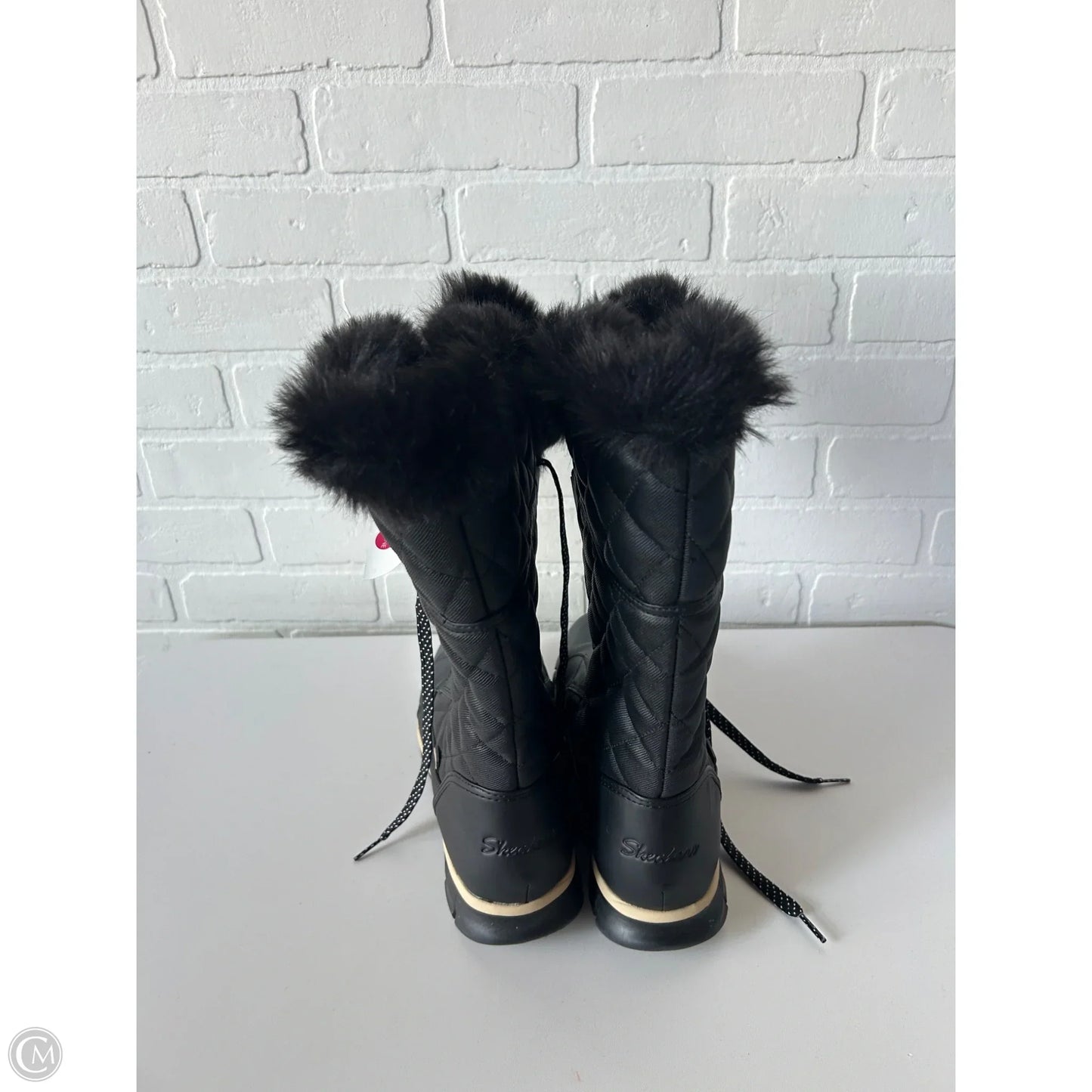 Boots Snow By Skechers In Black, Size: 9
