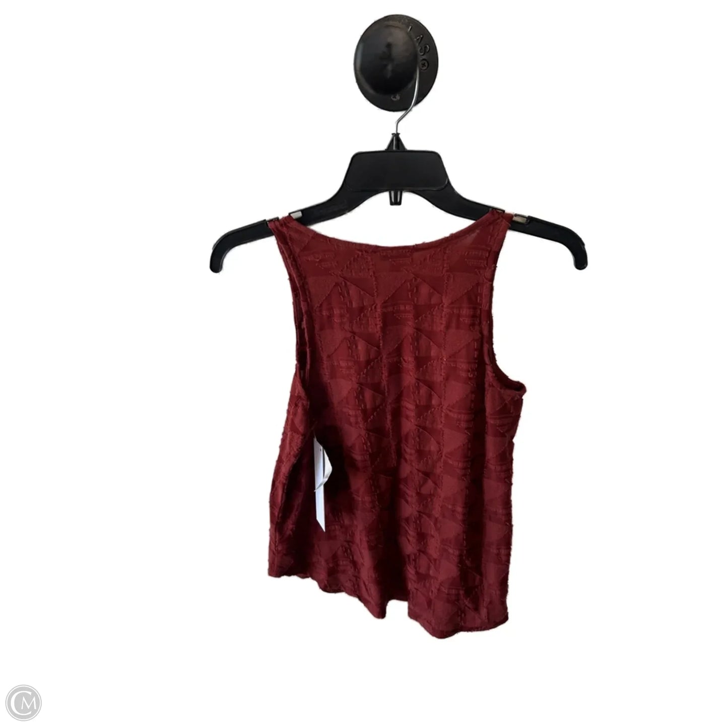 Top Sleeveless By Susina In Red, Size: Sp