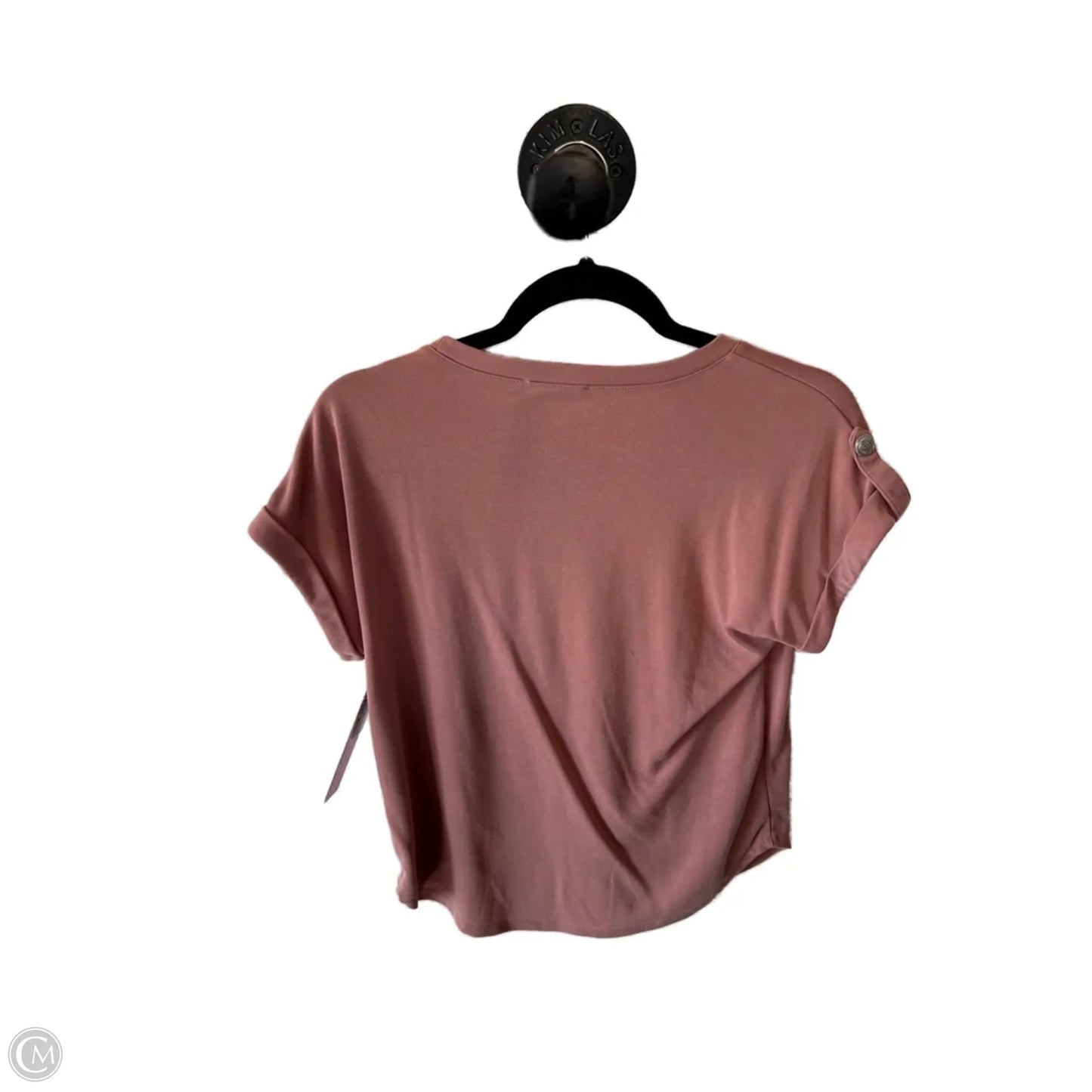 Top Short Sleeve Basic By Cable And Gauge In Pink, Size: Xs