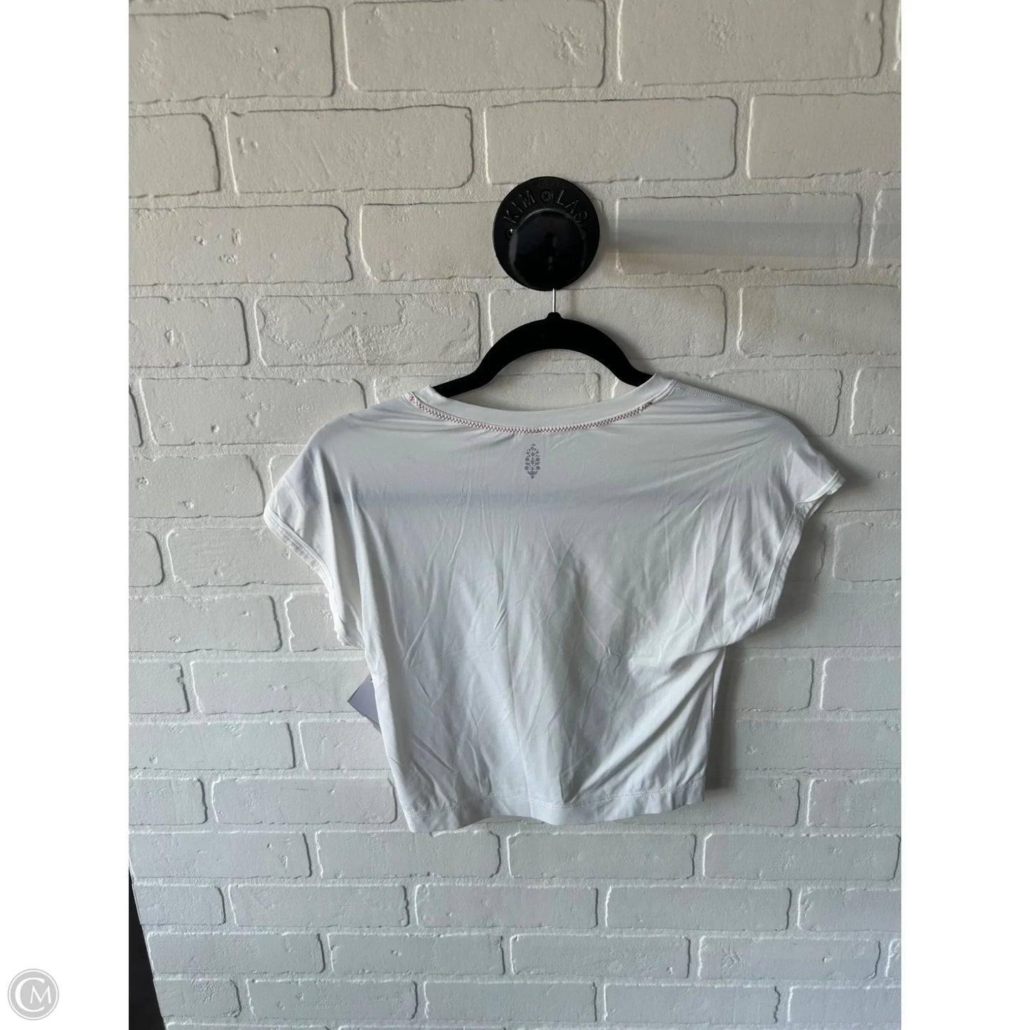 Athletic Top Short Sleeve By Free People In White, Size: L