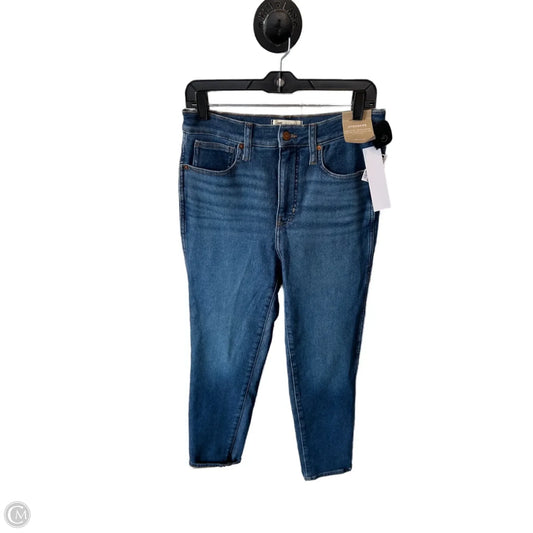 Jeans Skinny By Madewell In Blue Denim, Size: 6