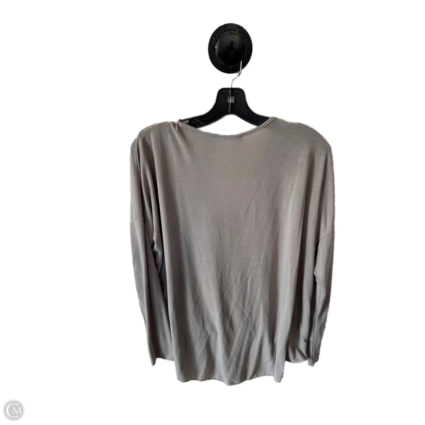 Top Long Sleeve By Altard State In Grey, Size: L