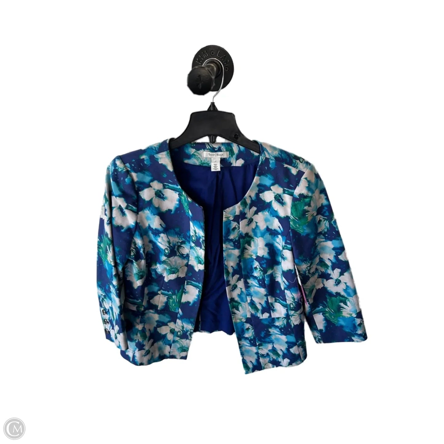 Blazer By White House Black Market In Blue & Green, Size: L