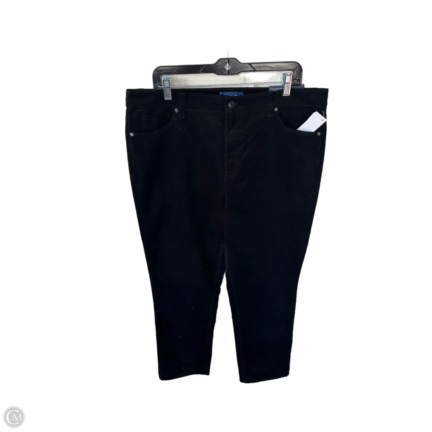Pants Corduroy By Talbots In Black, Size: 16
