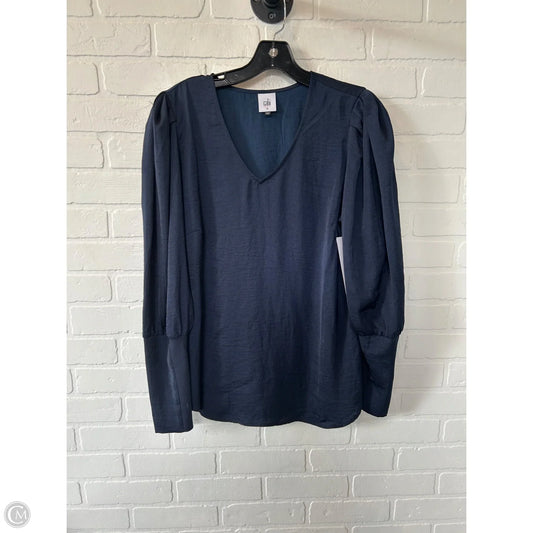 Top Long Sleeve By Cabi In Blue, Size: M