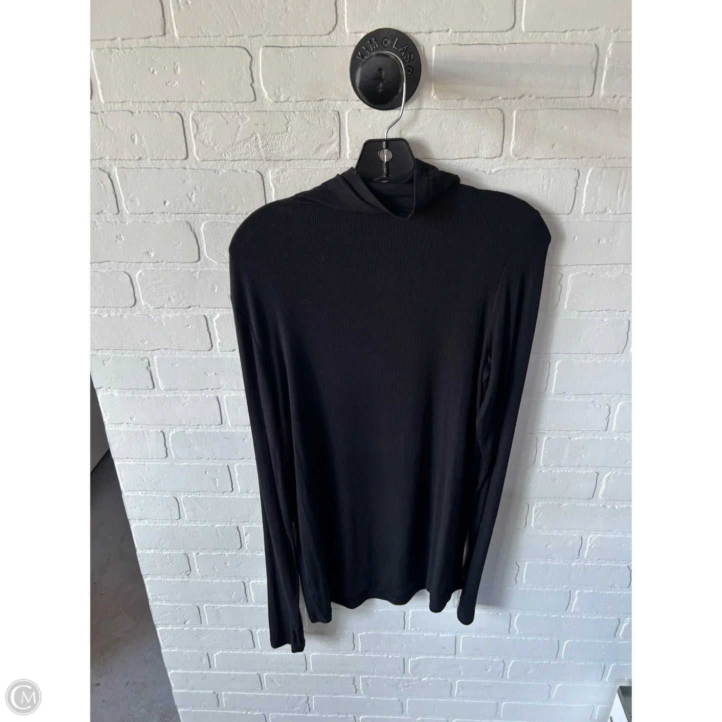 Top Long Sleeve Basic By Cabi In Black, Size: M