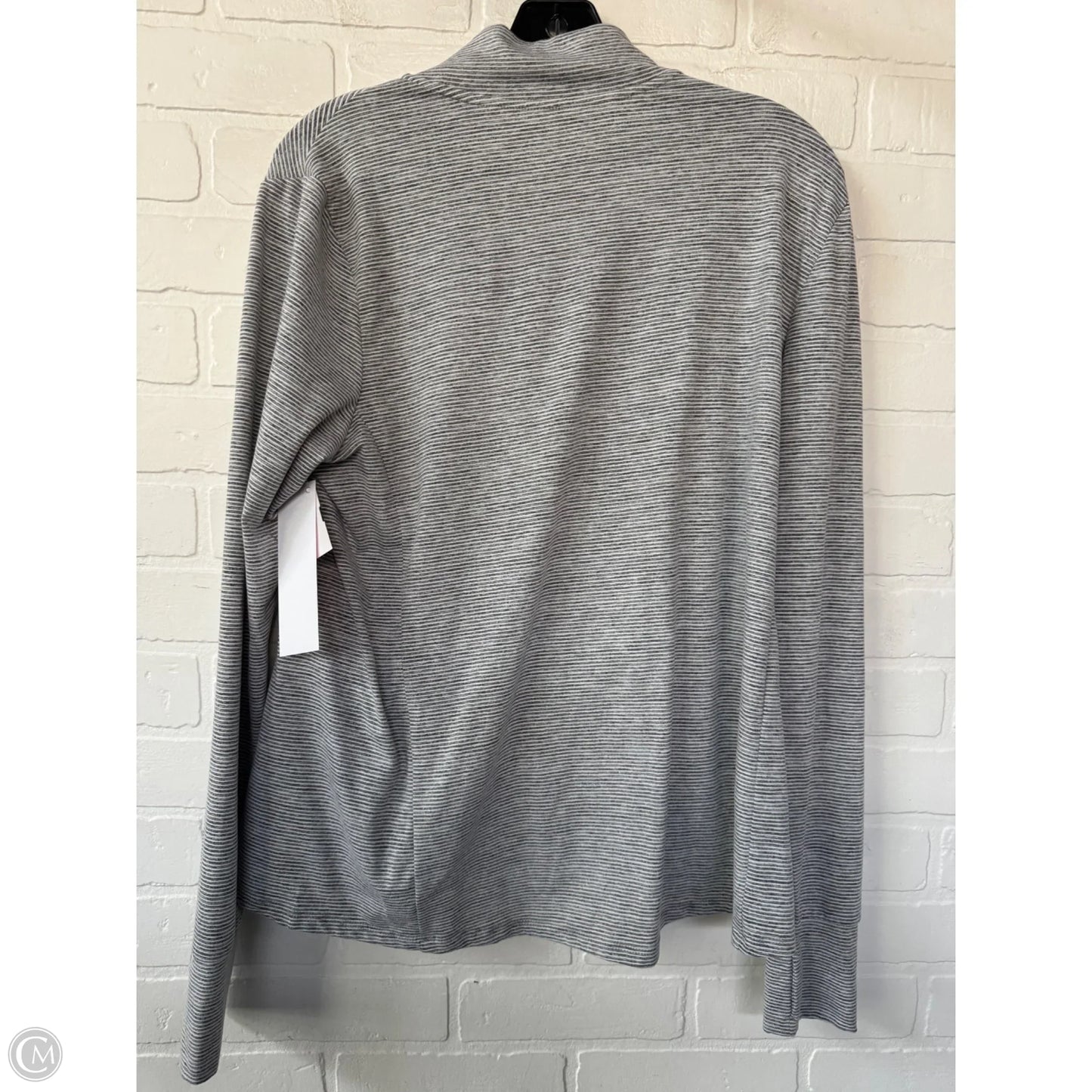 Sweatshirt Collar By Market & Spruce In Grey & White, Size: Xl