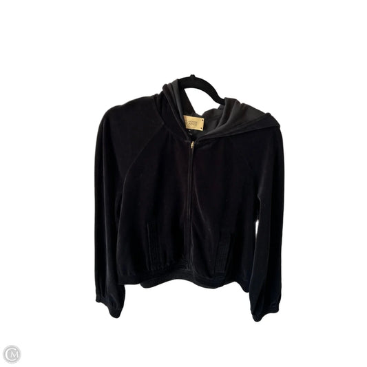 Sweatshirt Luxury Designer By St John Collection In Black & Gold, Size: M