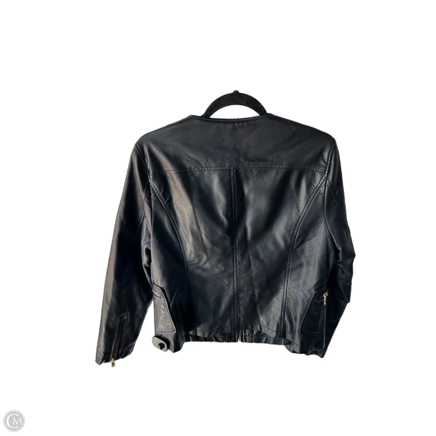 Jacket Moto By Limited In Black, Size: L