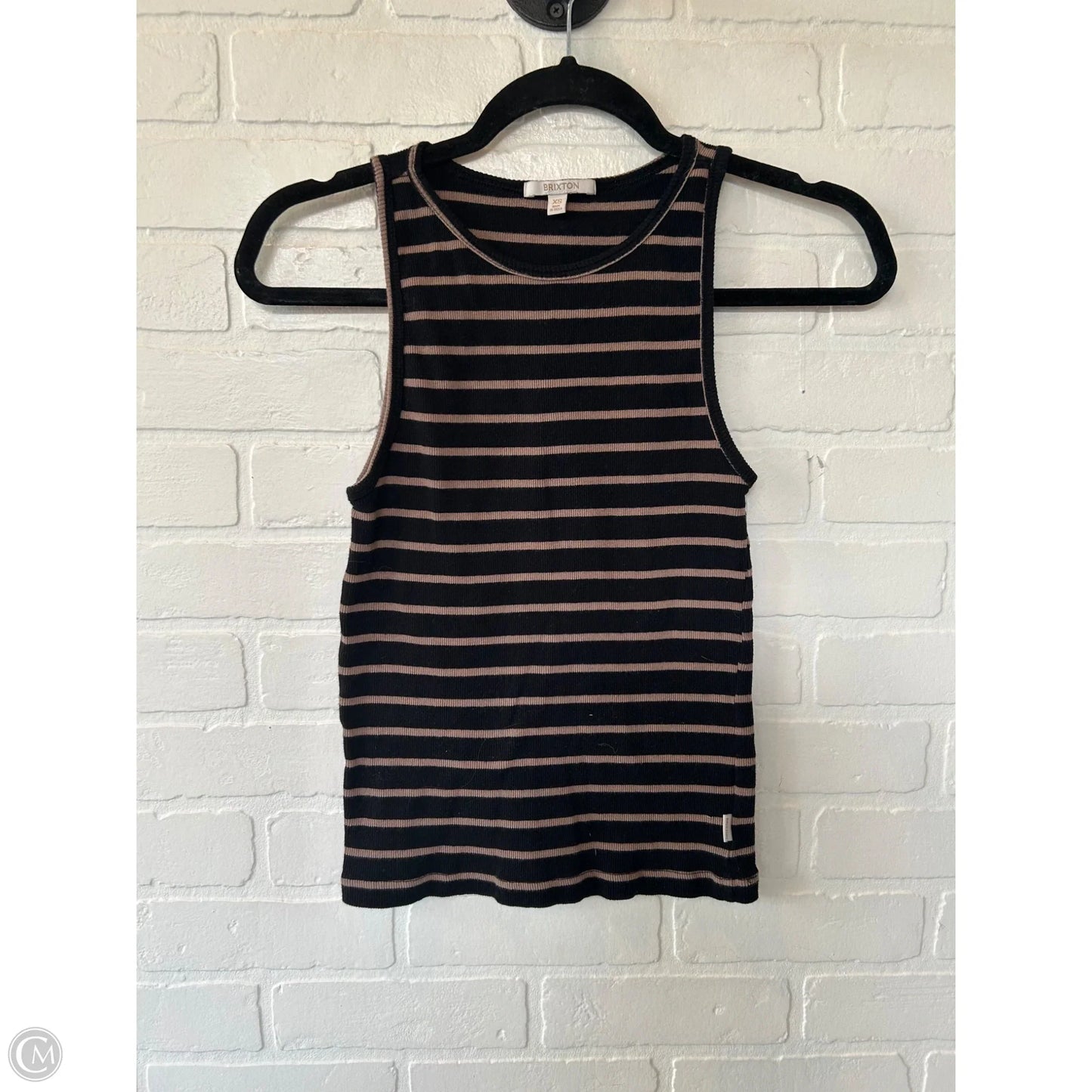 Top Sleeveless Basic By Brixton In Black & Brown, Size: Xs