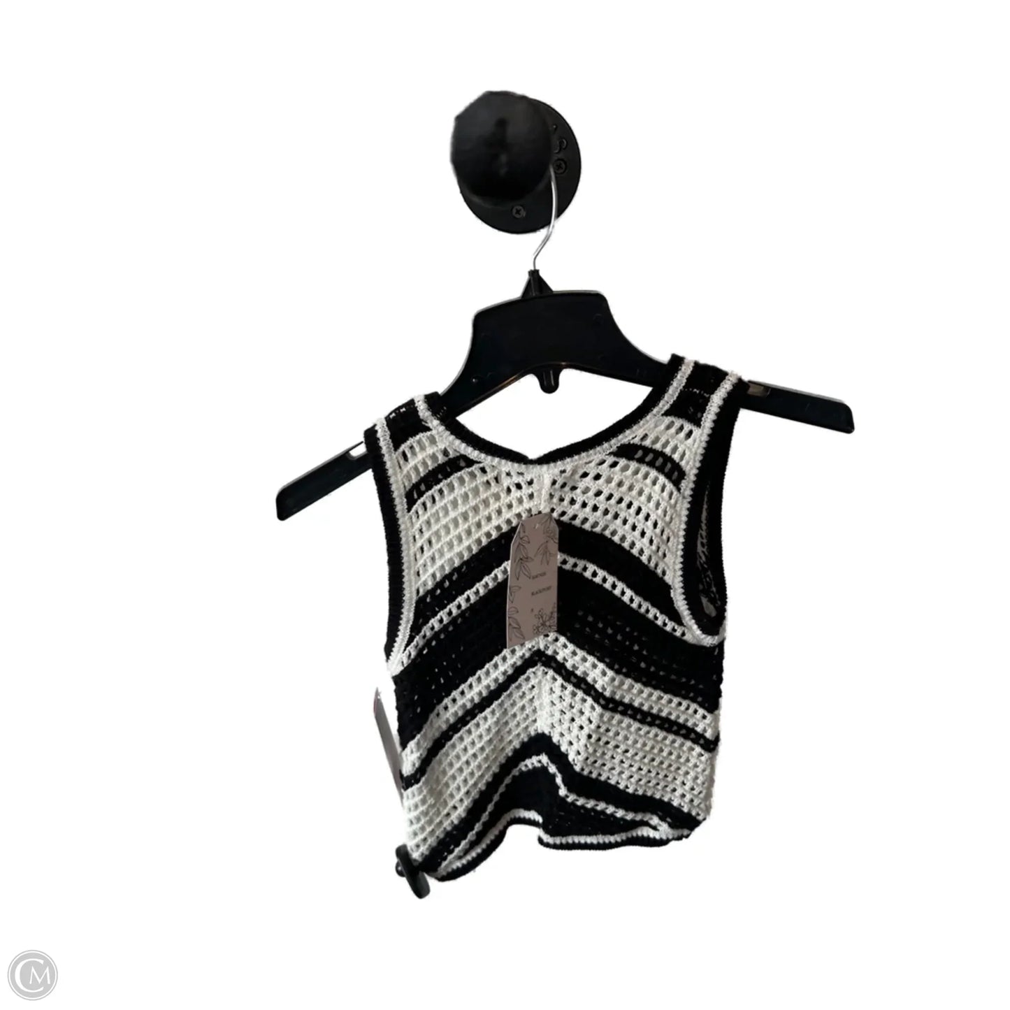 Skirt Set 2pc By Clothes Mentor In Black & White, Size: S