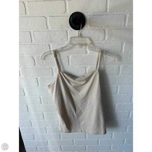 Top Sleeveless Basic By Banana Republic In Tan, Size: L