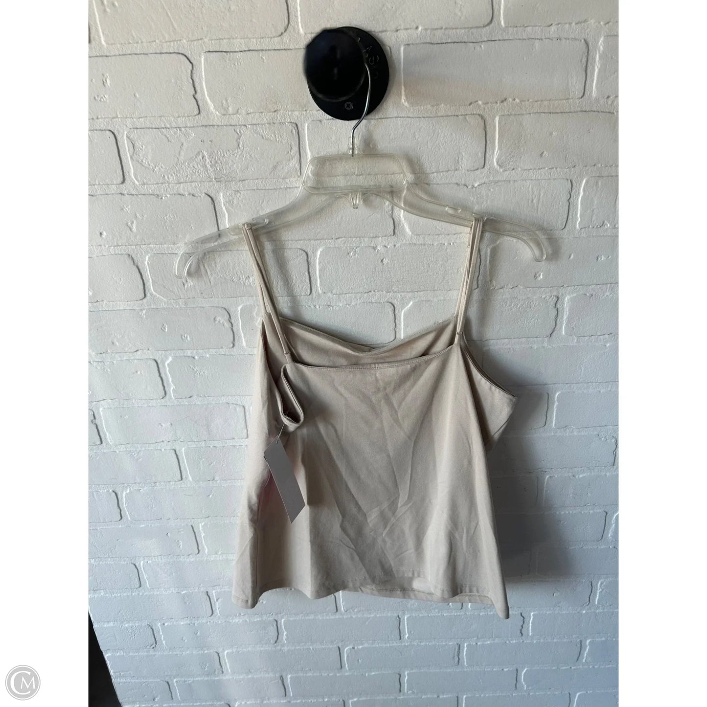 Top Sleeveless Basic By Banana Republic In Tan, Size: L