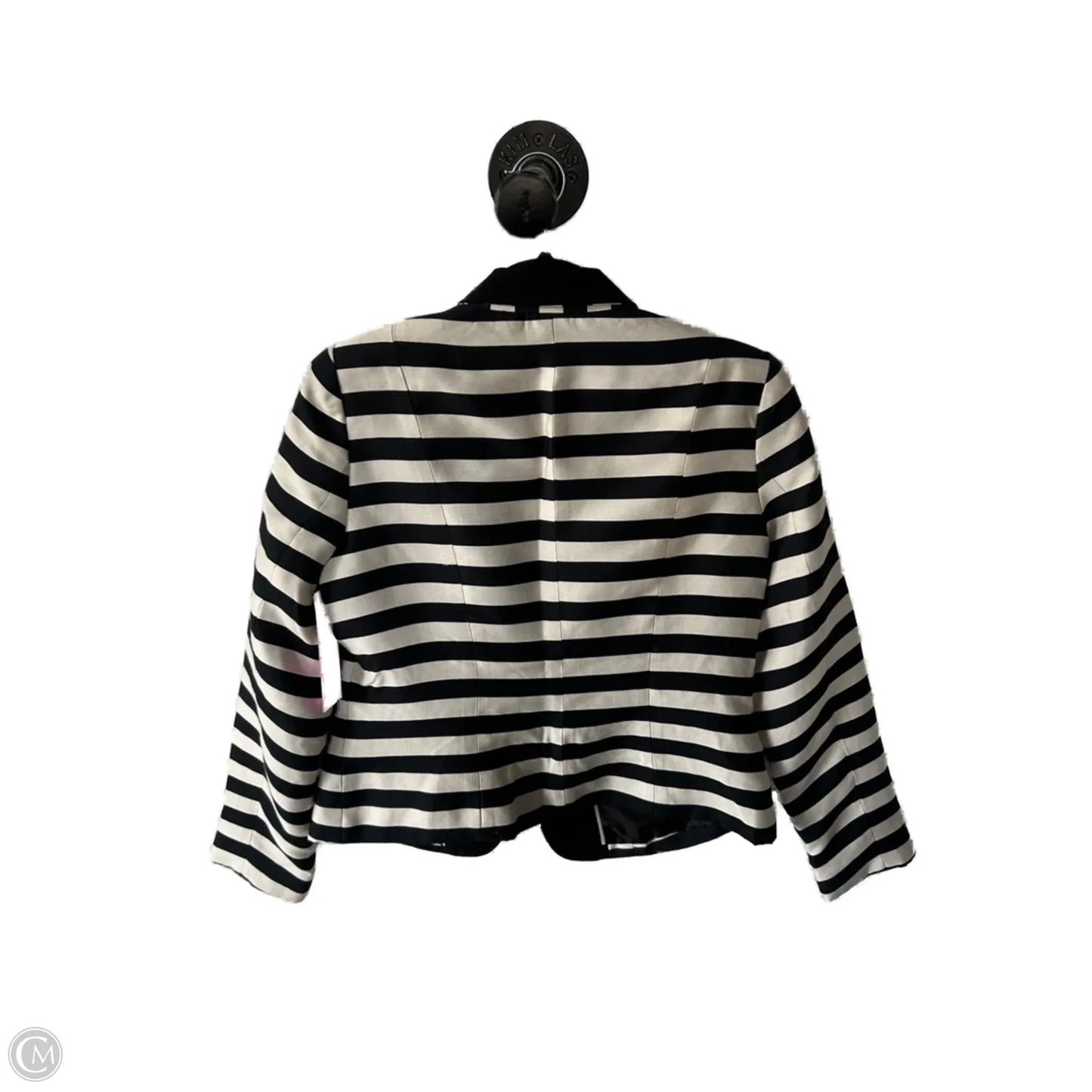Blazer By Worthington In Black & Cream, Size: L