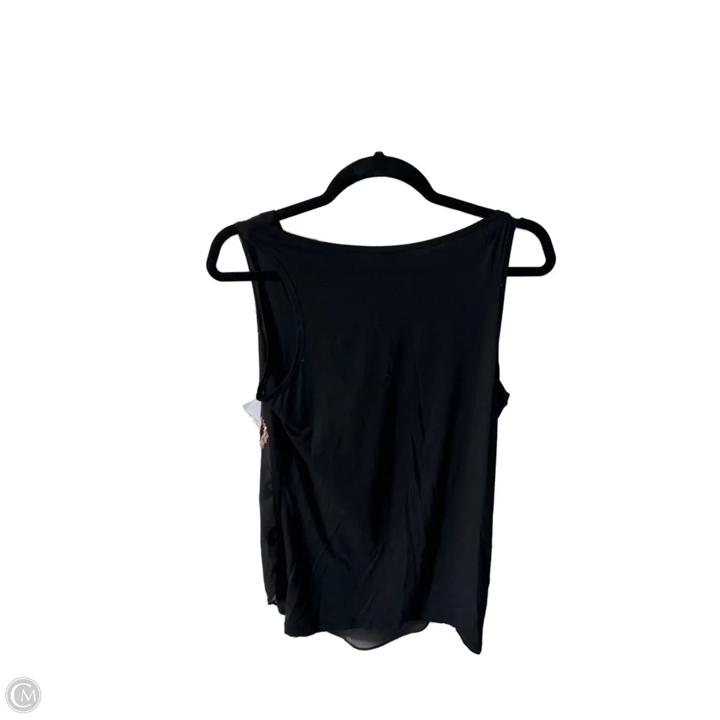Top Sleeveless By Cache In Black, Size: M