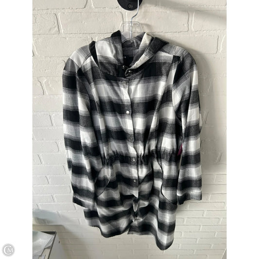 Coat Other By Torrid In Black & White, Size: 2x