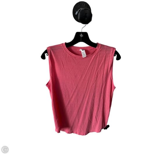 Athletic Tank Top By Lululemon In Pink, Size: S
