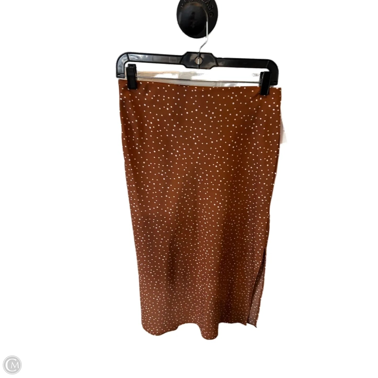 Skirt Midi By A New Day In Brown & Orange, Size: 4
