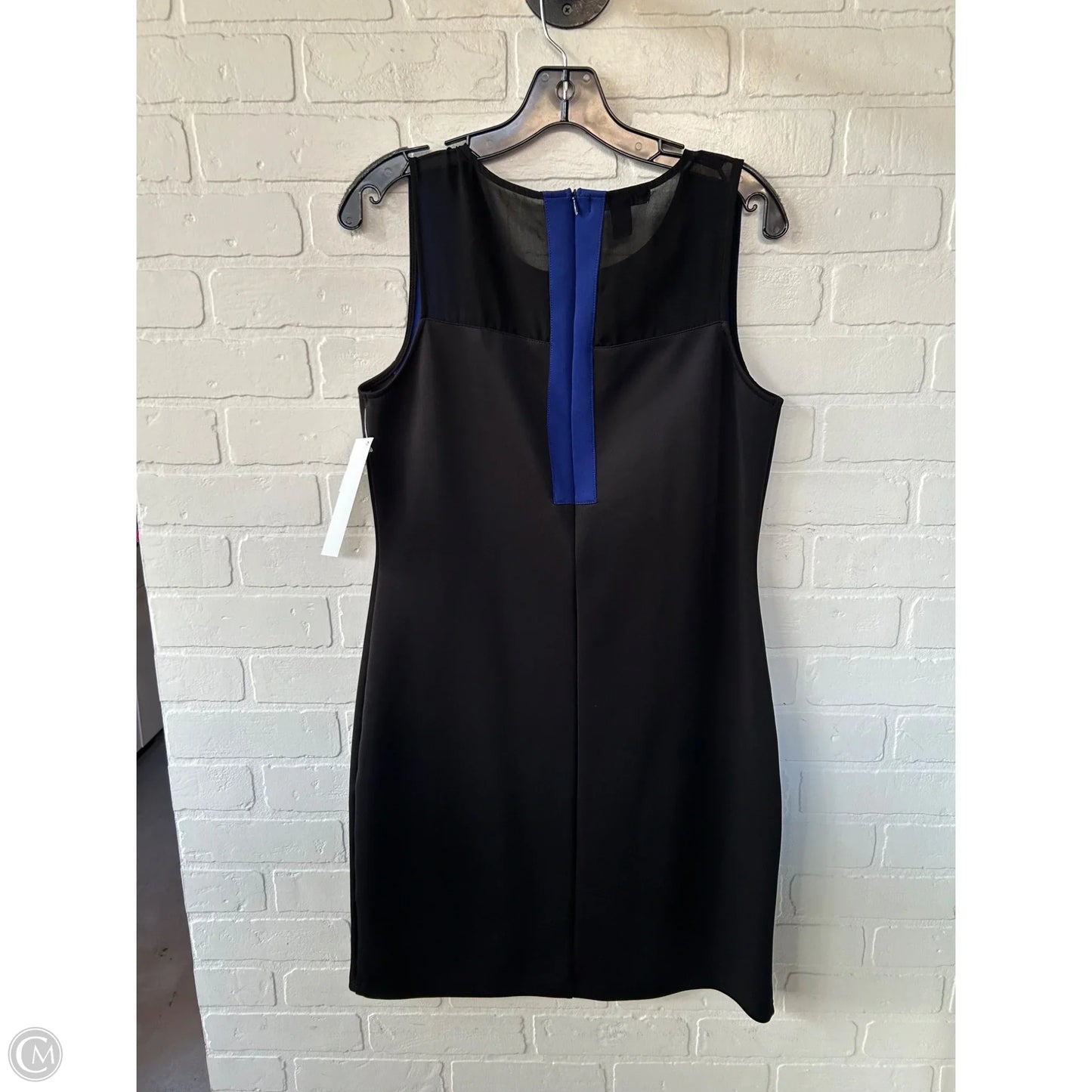 Dress Work By Inc In Black & Blue, Size: L