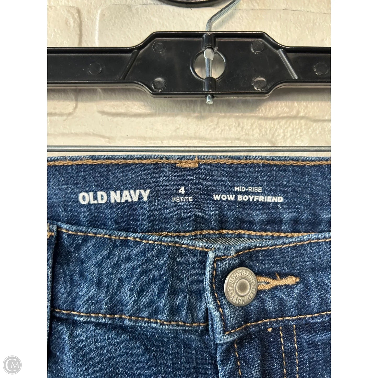 Jeans Boyfriend By Old Navy In Blue Denim, Size: 4p