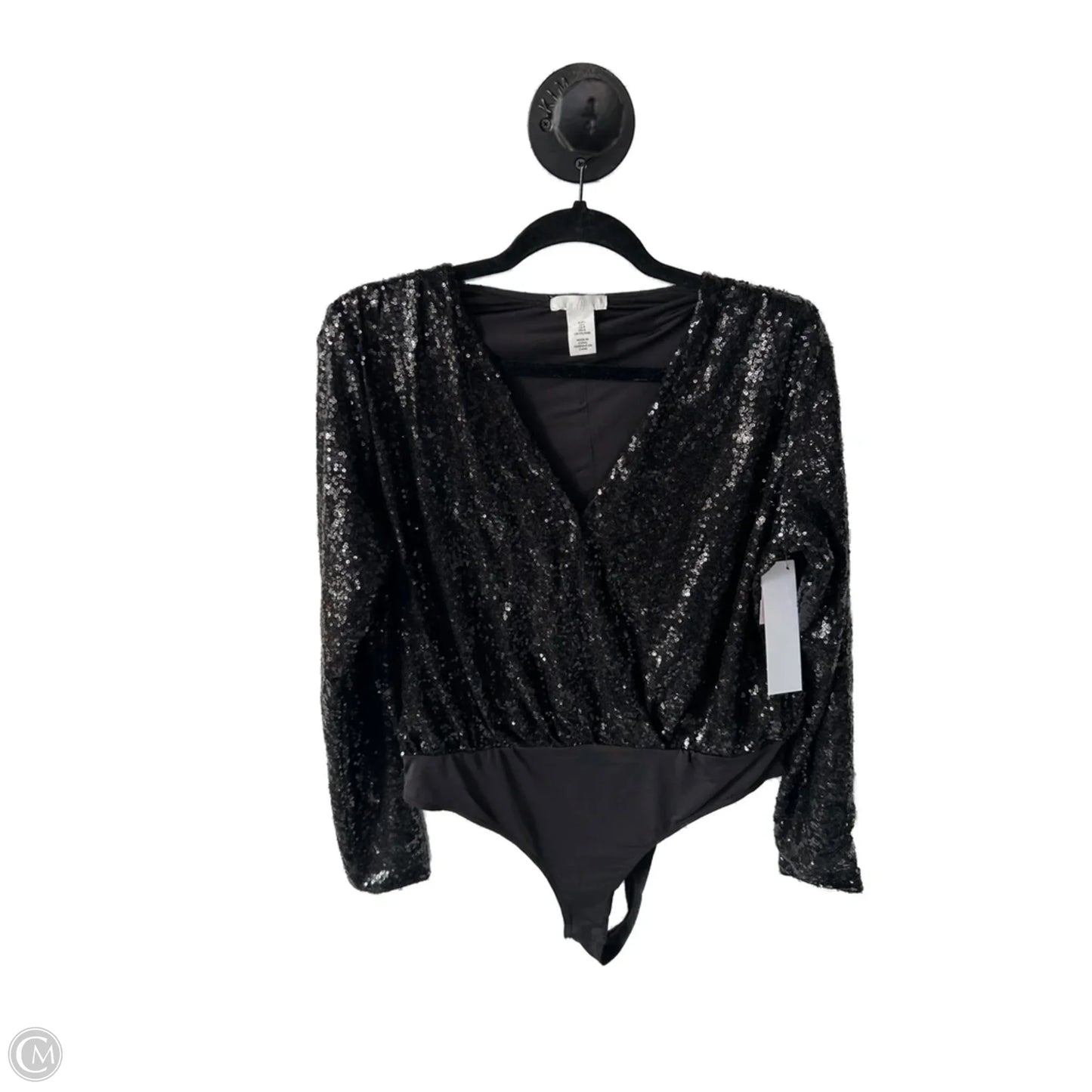 Bodysuit By H&m In Black, Size: L