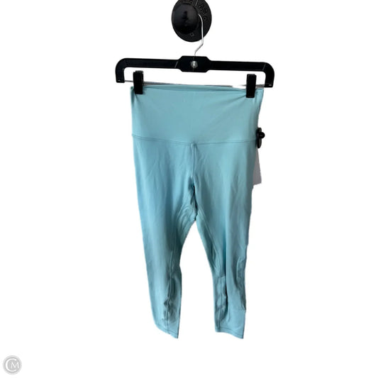 Athletic Leggings By Lululemon In Blue, Size: 6