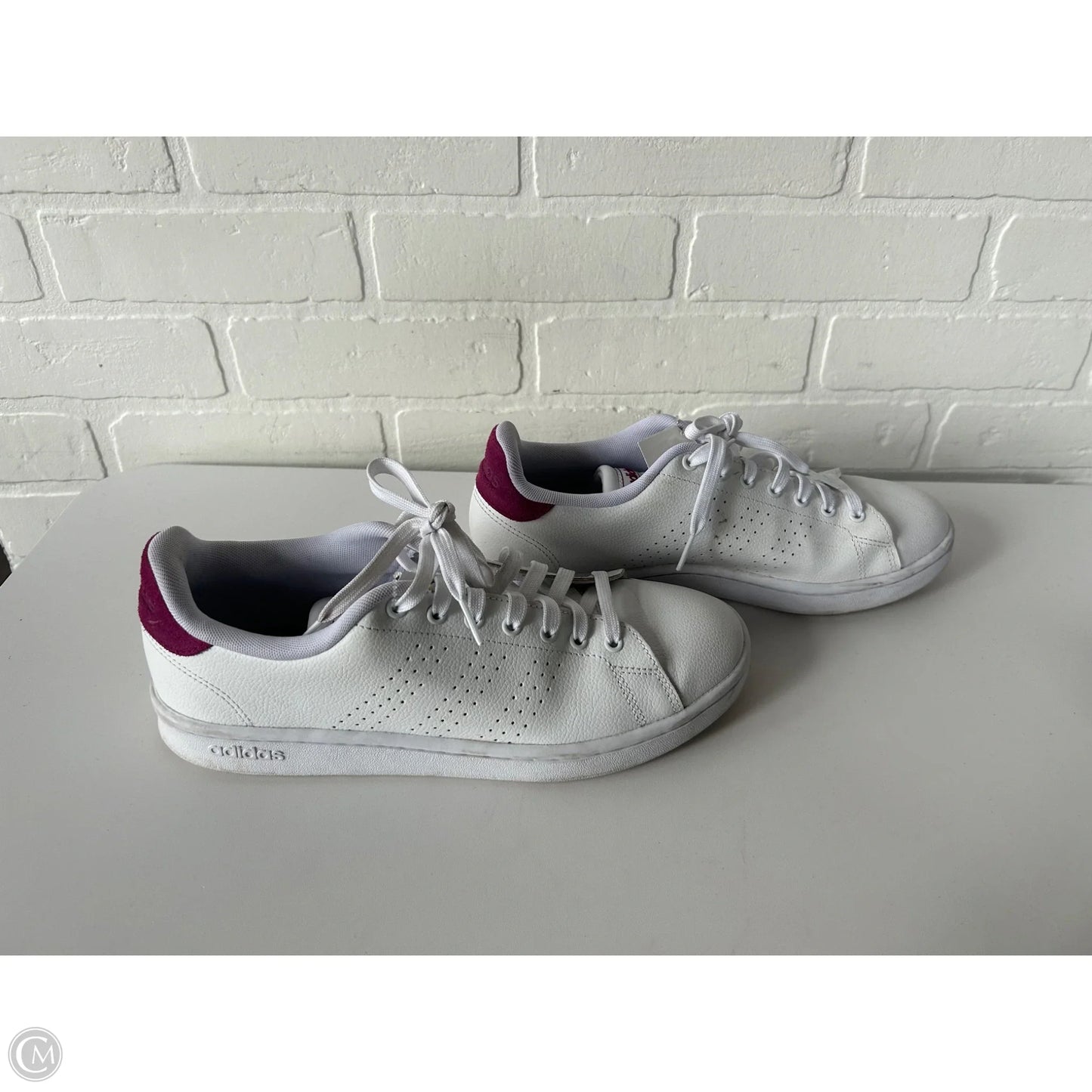 Shoes Sneakers By Adidas In Pink & White, Size: 10