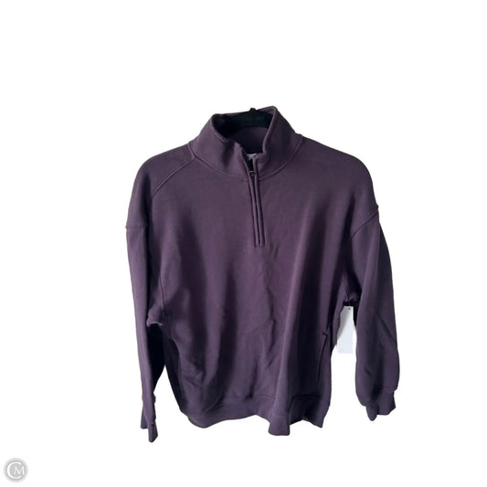 Athletic Sweatshirt Collar By Athleta In Purple, Size: Xs