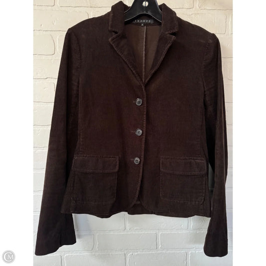 Blazer By Theory In Brown, Size: M