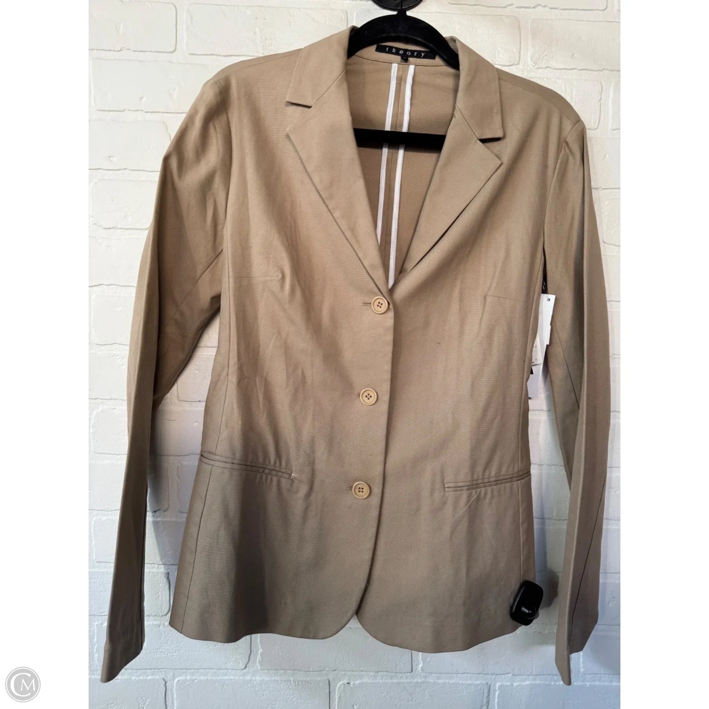 Blazer By Theory In Tan, Size: M