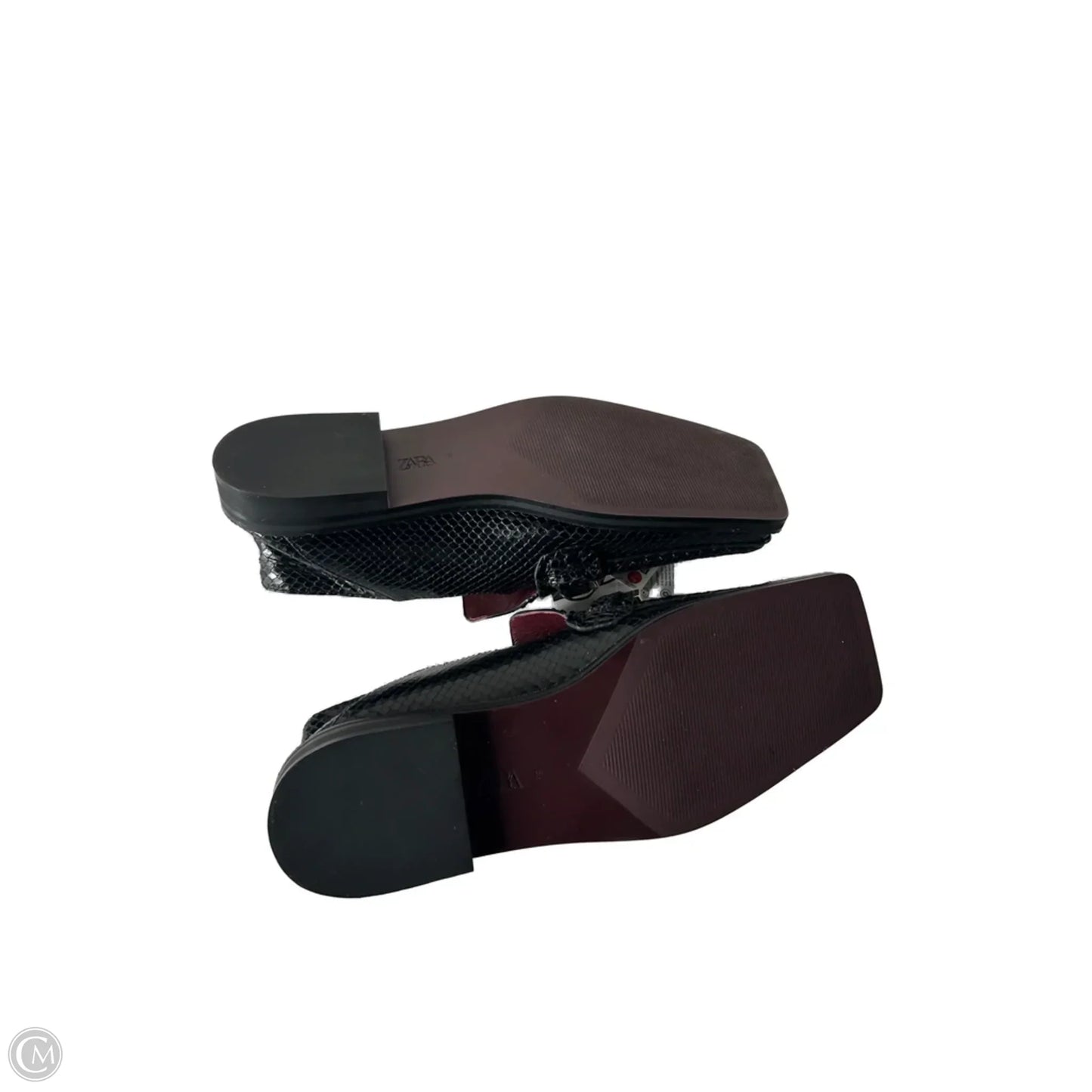 Shoes Flats By Zara In Black, Size: 8