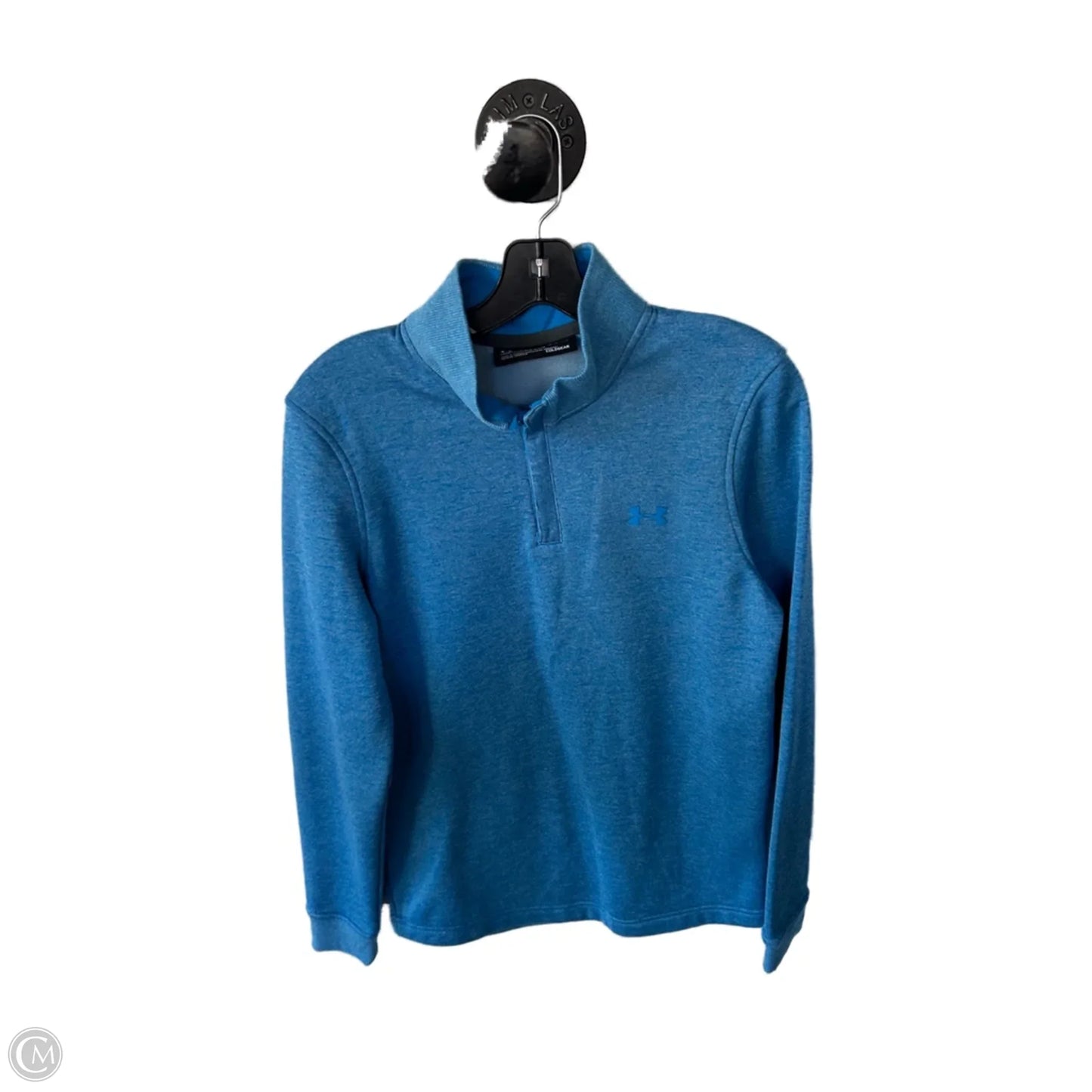 Athletic Sweatshirt Collar By Under Armour In Blue, Size: S