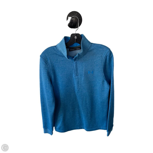 Athletic Sweatshirt Collar By Under Armour In Blue, Size: S