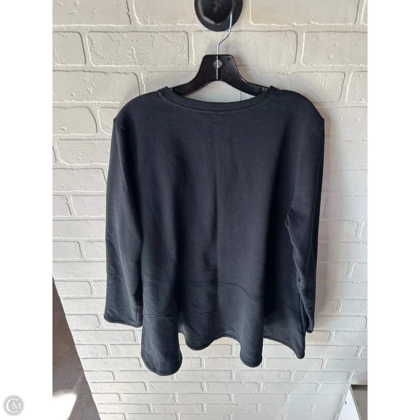 Sweatshirt Crewneck By Logo In Black, Size: Xl