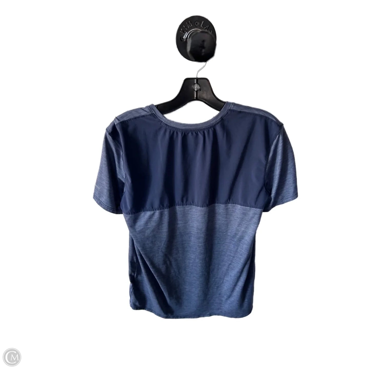 Athletic Top Short Sleeve By Columbia In Blue, Size: S