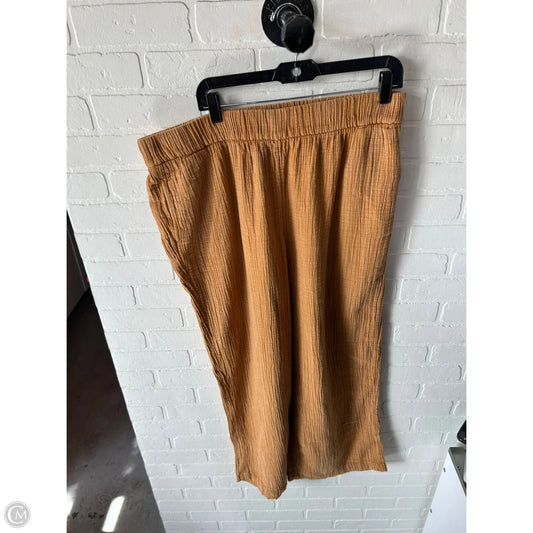 Pants Linen By Wonderly In Brown, Size: 16