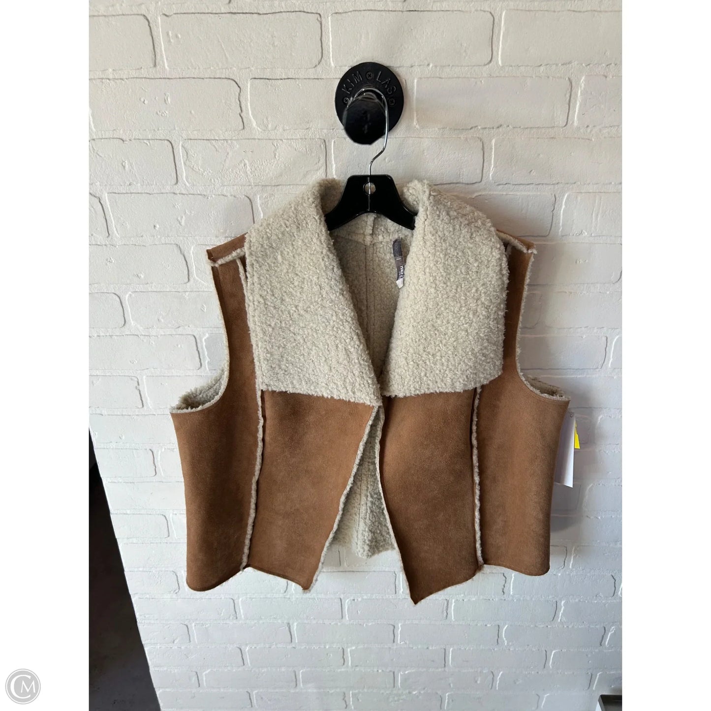 Vest Faux Fur & Sherpa By Old Navy In Brown, Size: Xl