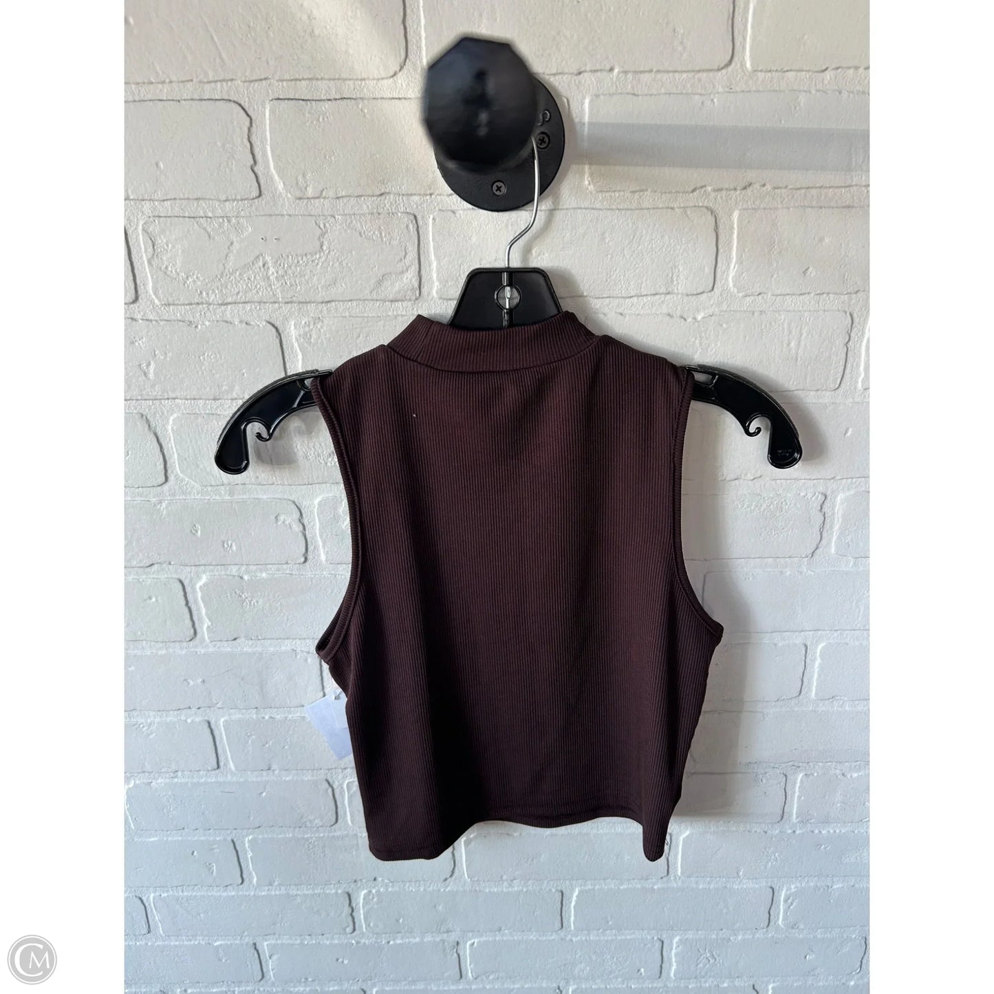 Top Sleeveless Basic By Cme In Brown, Size: M