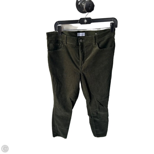 Pants Corduroy By Loft In Green, Size: 10