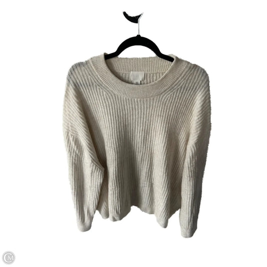 Sweater By H&m In Cream, Size: Xl