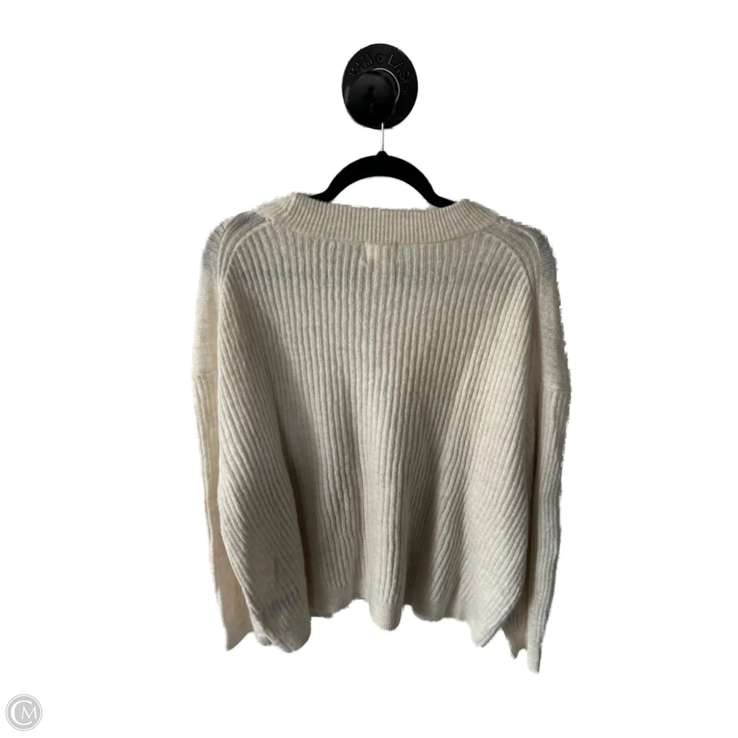 Sweater By H&m In Cream, Size: Xl