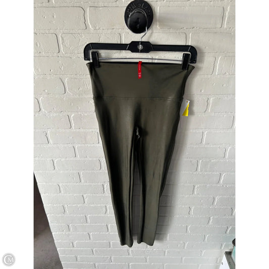 Pants Leggings By Spanx In Green, Size: 8