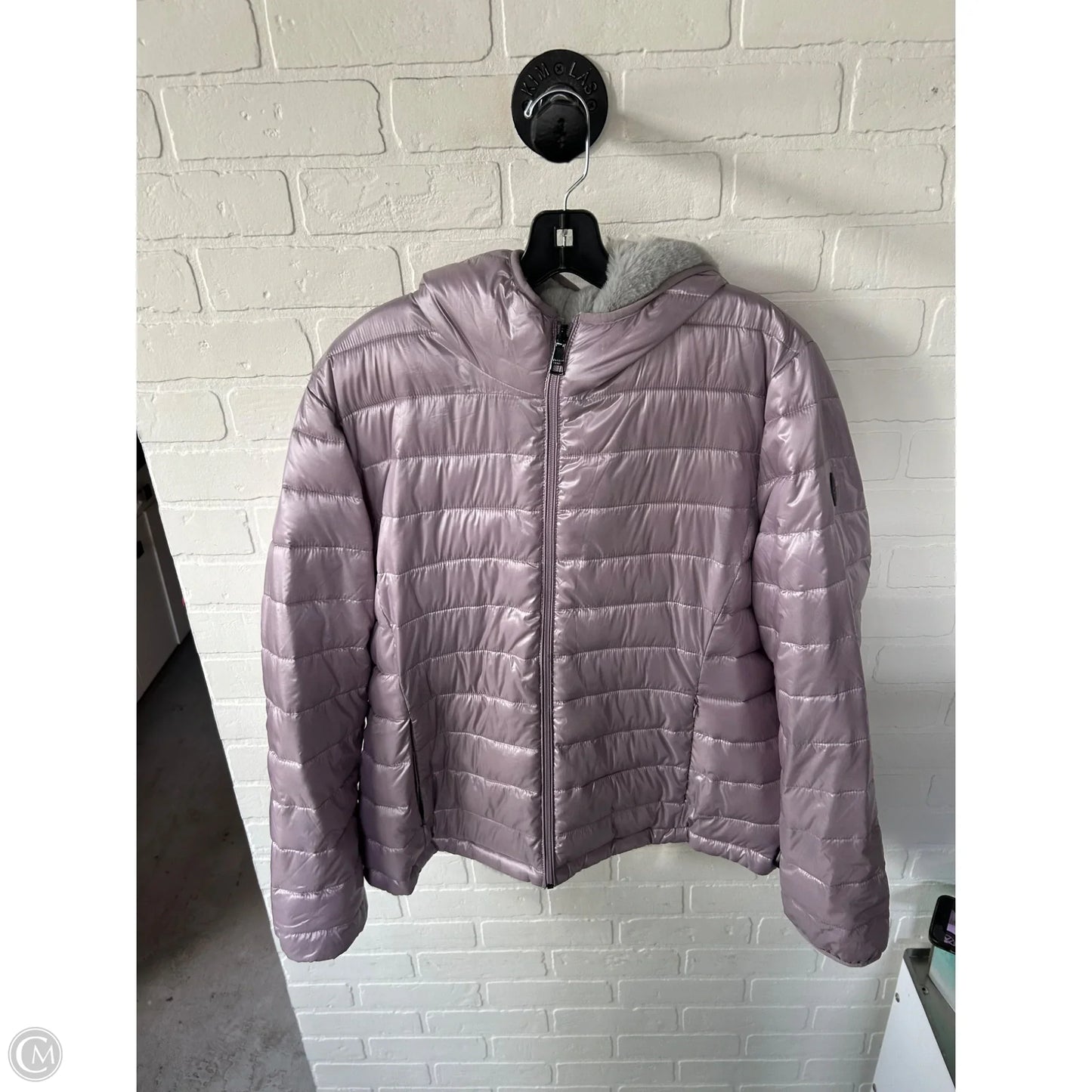Coat Puffer & Quilted By Andrew Marc In Pink, Size: Xl